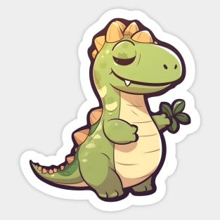 Cute Kawaii Dinosaur Sticker